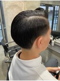 バーバー　刈り上げショート/アップバング/フェードカット