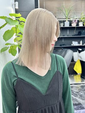 チュダック(ChuDuck) 韓国風《ミルクティー》ハイトーン/ケアブリーチ/ダブルカラー