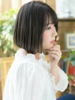 カバーヘア イヴ 戸頭店(COVER HAIR EVE) ■アッシュブラック美髪小顔前下がりボブ52-4★戸頭20代30代40代