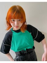 パークサロン(PARK salon)&nbsp;ルーツカラー×オレンジ