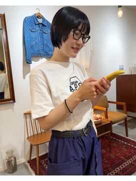 リファニー(lifunny) 顔まわりレイヤーボブ