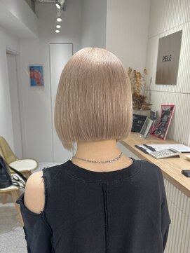 ペレ 渋谷(PELE) 前髪/アンブレラカラー/こなれミディ/イメチェン/ウェーブパーマ