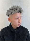 パイルツイスト×ホワイトハイライト