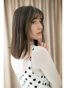 カバーヘア イヴ 戸頭店(COVER HAIR EVE) 透明感インナーカラー小顔エアストレートTb9戸頭20代30代40代