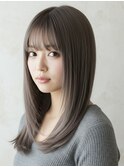 艶髪×グレージュカラー