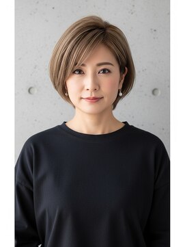 プラグ ヘアーデザイン 大名店(PLUG hair design) ショートボブ/ショートヘア/脱白髪染め/白髪ぼかし/髪質改善