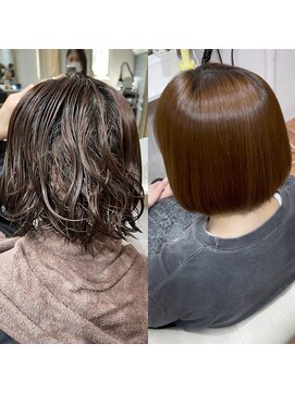 ボクノ 3号店(bokuno) ふんわり丸みの髪質改善矯正