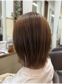 新規お得クーポンあり【見附 今町】ミルクティー外ハネヘア