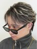ダメージレスな毛流れヘアに！メンズカット+ケアハイライト￥19250
