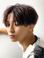 エルマーク 高槻(L-MARK)&nbsp;センターパート/ニュアンスパーマ/カルマパーマ/men's