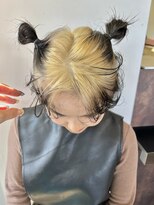 テクネ 天神大名(techne) 天神大名ダブルカラーショートボブショートカットケアブリーチ