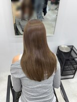 ディジョン 自由ヶ丘(Dijon)&nbsp;韓国顔まわりレイヤーカットグレージュオリーブベージュブラウン