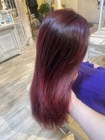 美容室 アルテモーダ 高発色ボルドーカラー