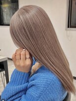 シェイト レイヤーカット 天神(ciate)&nbsp;ミルクティーベージュ/レイヤー/ブリーチ/ダブルカラー/天神