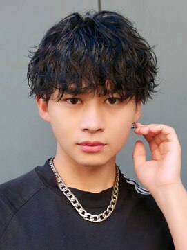 エルマーク 京都駅前(L-MARK) 波巻きスパイラル/men's/ツイストスパイラル/メンズパーマ/学割