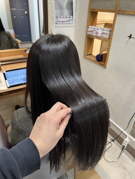 トゥーリ(tuuli) 髪質改善カラー/グレージュ/アルカリ酸熱トリートメント