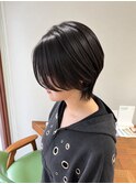 大人の丸みショート×艶髪｜小顔見えショート