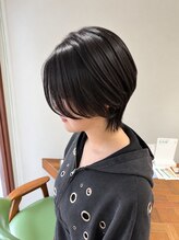 ヘア ユニック(HAIR UNIQUE) 大人の丸みショート×艶髪|小顔見えショート