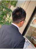 メンズ×刈り上げ×ショート