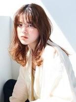 クラン(CLAN) ナチュラルヴェールセミディ　×　シースルーバング