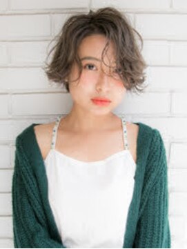 ルティア 池袋(Lutia) ラフウェーブ×ボブ