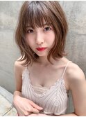 王道の切りっぱなしロブスタイル☆