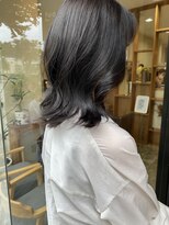 ロプート(Loput)&nbsp;ネイビー×グレー地毛風カラー