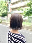 シンプル外巻きボブ