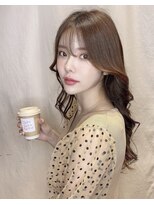 レア 中野(Le'a) Le'a齋藤韓国ロングヘア定番巻き「ヨシンモリ」シースルーバング