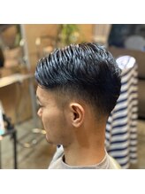 クチュール(couture) サイドパートフェードスタイル