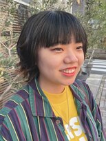 ビーワールド(B WORLD)&nbsp;クールで可愛いショートウルフ【藤枝/髪質改善/デザインカラー】