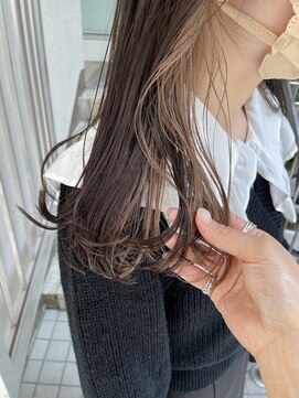 ノラ シブヤ(NORA) インナーカラー、チョコレート、ミルクティーベージュ【木原】