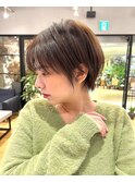 大人可愛い/マッシュ/ショート/丸み/絶壁解消@小原拓馬