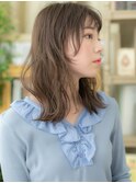 シースルーバング濡れ髪小顔バレイヤージュa志木20代30代40代