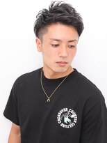 ルックグッドストア(LOOK GOOD STORE)&nbsp;束感ツーブロックマッシュパーマウルフ波巻きスキンフェード241