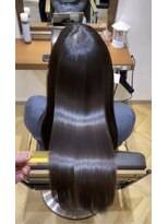 レーヴバイロンド 仙台(Reve by Lond)&nbsp;髪質改善　縮毛矯正　チョコレート　大人ガーリー　モードヘア