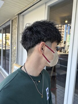 ブルー(blue) メンズ必須　ツイストスパイラル