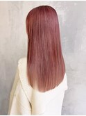 ピンクロング_チェリーブラウンフェミニンロング_ba368331