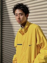 ヒュージ 三軒茶屋(huge)&nbsp;アップバング/束感ショート/ツーブロックマッシュ/コンマヘア