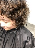 ウルフカット パーマ