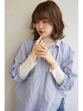 ブゾン(buZon) 【buZonブゾン】 切りっぱなしxショコラブラウン