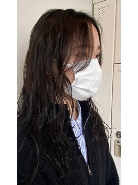 ヘアメイク マージ(hair make merge) 《東住吉区/デザインカラー》ニュアンスロングパーマ