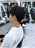 ハイライト/マッシュパーマ/アッシュブラック/銀座/東銀座