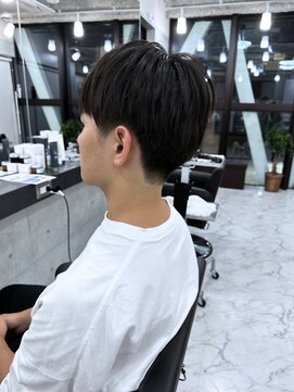 エンディアリング 東銀座(Endearing) ハイライト/マッシュパーマ/アッシュブラック/銀座/東銀座