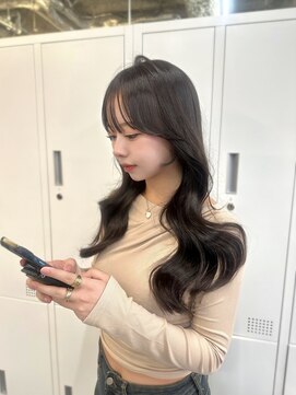 アリュウル 表参道(ALLURE) ダークブラウン×韓国レイヤーカット◯ KAKO