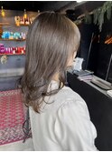 【札幌円山】イルミナカラー/オリーブベージュ/セミロング