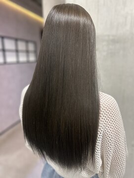 ルノン フィージュ(LUNON fieju) ダークカーキグレージュ/ブリーチなし/トリートメント/オリーブ