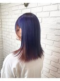 インナーカラー ラベンダー ピンク