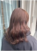 メルティ―カラーフェミニンロングマッシュウルフボブヘア着物