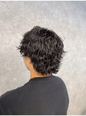 波巻きツイストスパイラルパーマ/フェザーパーマ/眉毛/メンズ